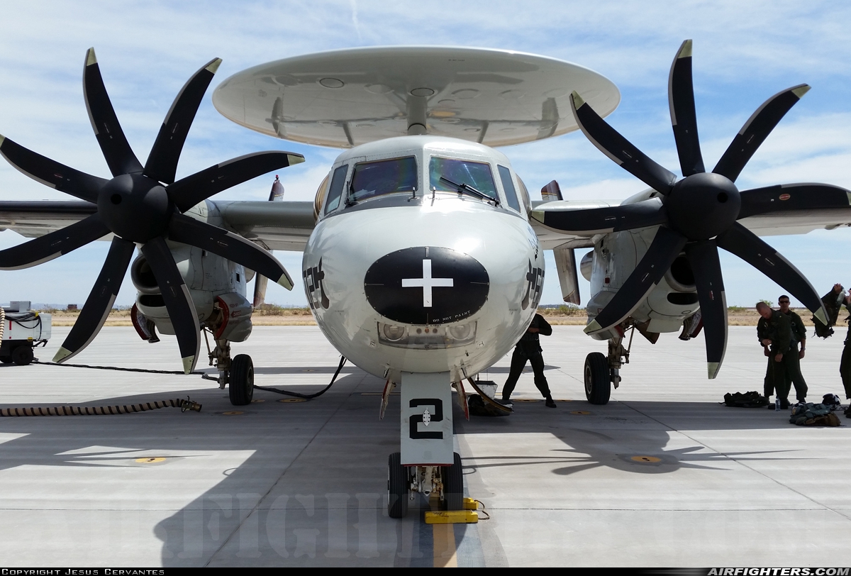 USA - Navy Grumman E-2C II Hawkeye 165814 at El Paso / Fort Bliss - Biggs AAF (BIF / KBIF), USA