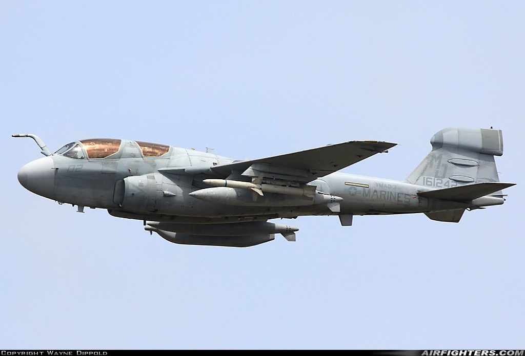 USA - Marines Grumman EA-6B Prowler (G-128) 161242 at Havelock - Cherry Point MCAS (NKT / KNKT), USA
