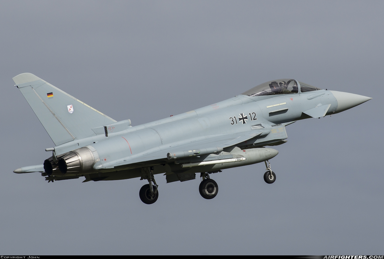 Germany - Air Force Eurofighter EF-2000 Typhoon S 31+12 at Leeuwarden (LWR / EHLW), Netherlands