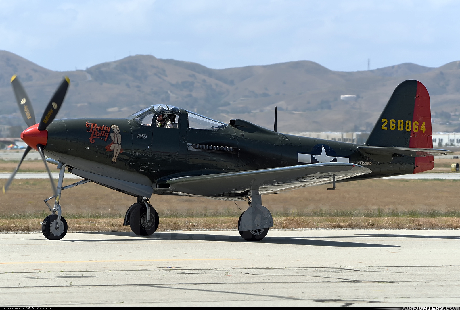 Private - Planes of Fame Air Museum Bell P-63A Kingcobra NX163BP at Chino (CNO), USA