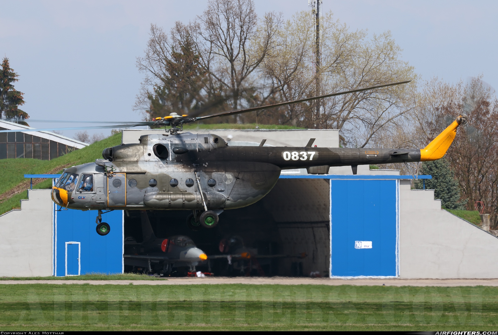 Czech Republic - Air Force Mil Mi-17 0837 at Pardubice (PED / LKPD), Czech Republic