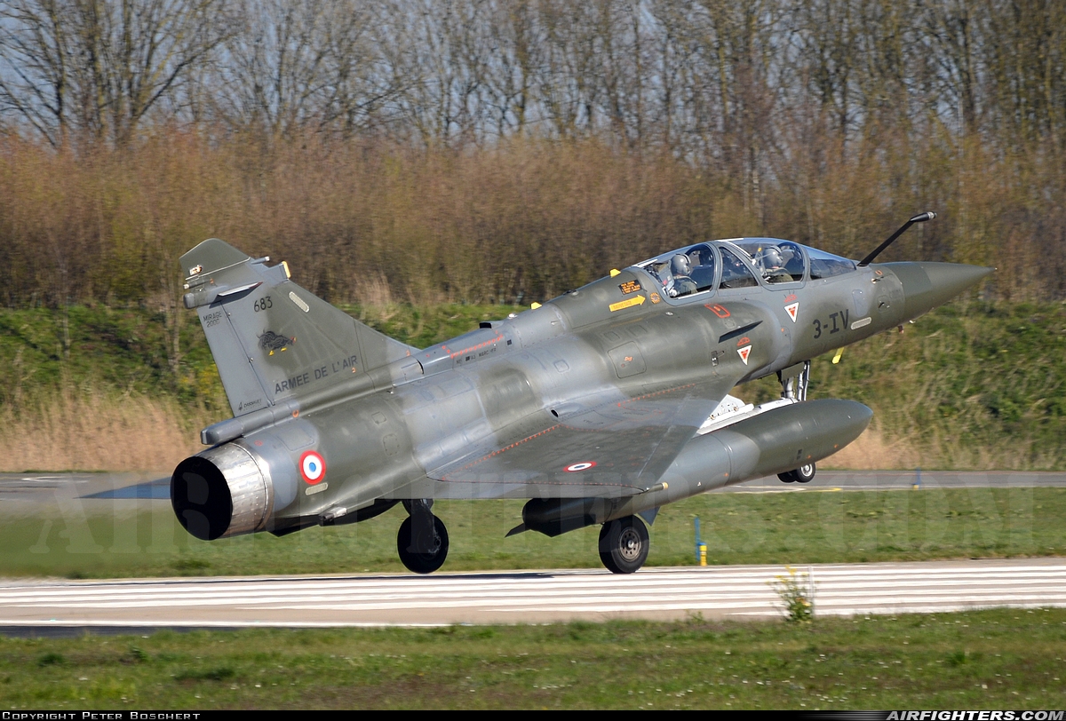 France - Air Force Dassault Mirage 2000D 683 at Leeuwarden (LWR / EHLW), Netherlands