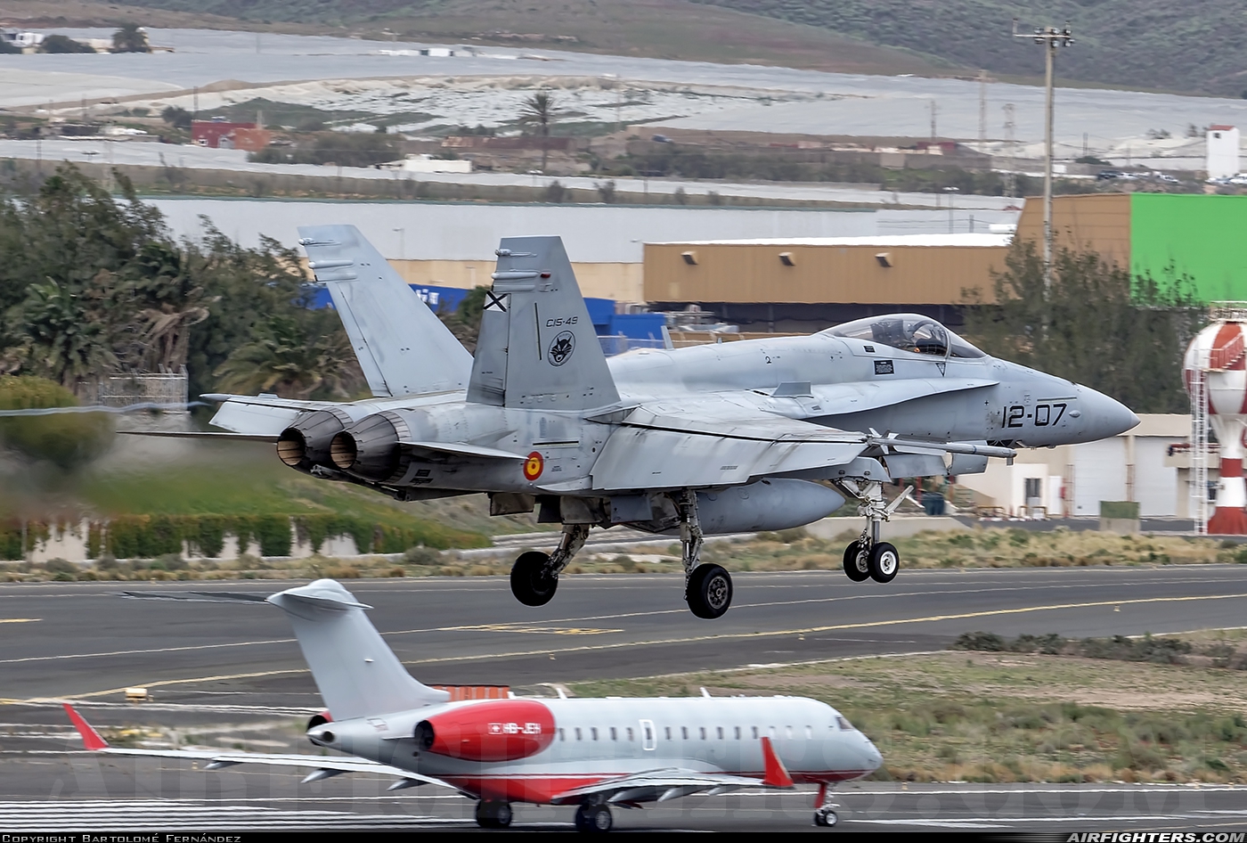 Spain - Air Force McDonnell Douglas C-15 Hornet (EF-18A+) C.15-49 at Gran Canaria (- Las Palmas / Gando) (LPA / GCLP), Spain
