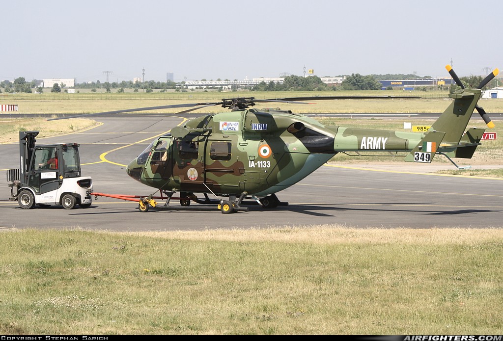 India - Army Hindustan Aeronautics Limited Dhruv IA1133 at Berlin - Schonefeld (SXF / EDDB), Germany