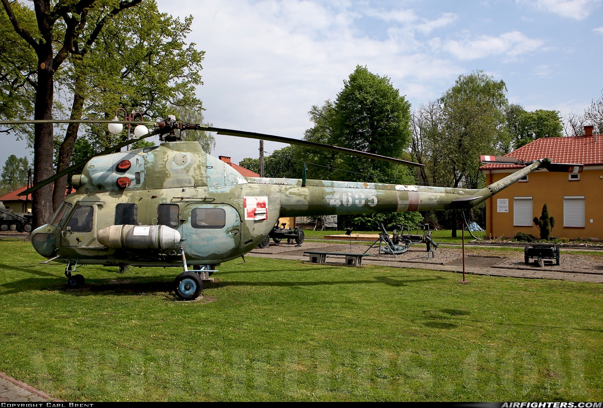 Poland - Army Mil Mi-2TSz 4605 at Off-Airport - Debica, Poland