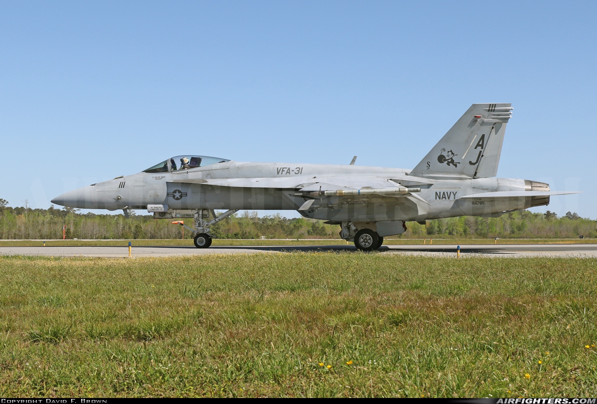 USA - Navy Boeing F/A-18E Super Hornet 166785 at Virginia Beach - Oceana NAS / Apollo Soucek Field (NTU / KNTU), USA