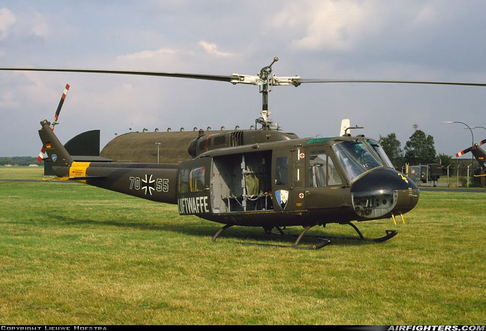 Germany - Air Force Bell UH-1D Iroquois (205) 70+55 at Ahlhorn (ETNA), Germany