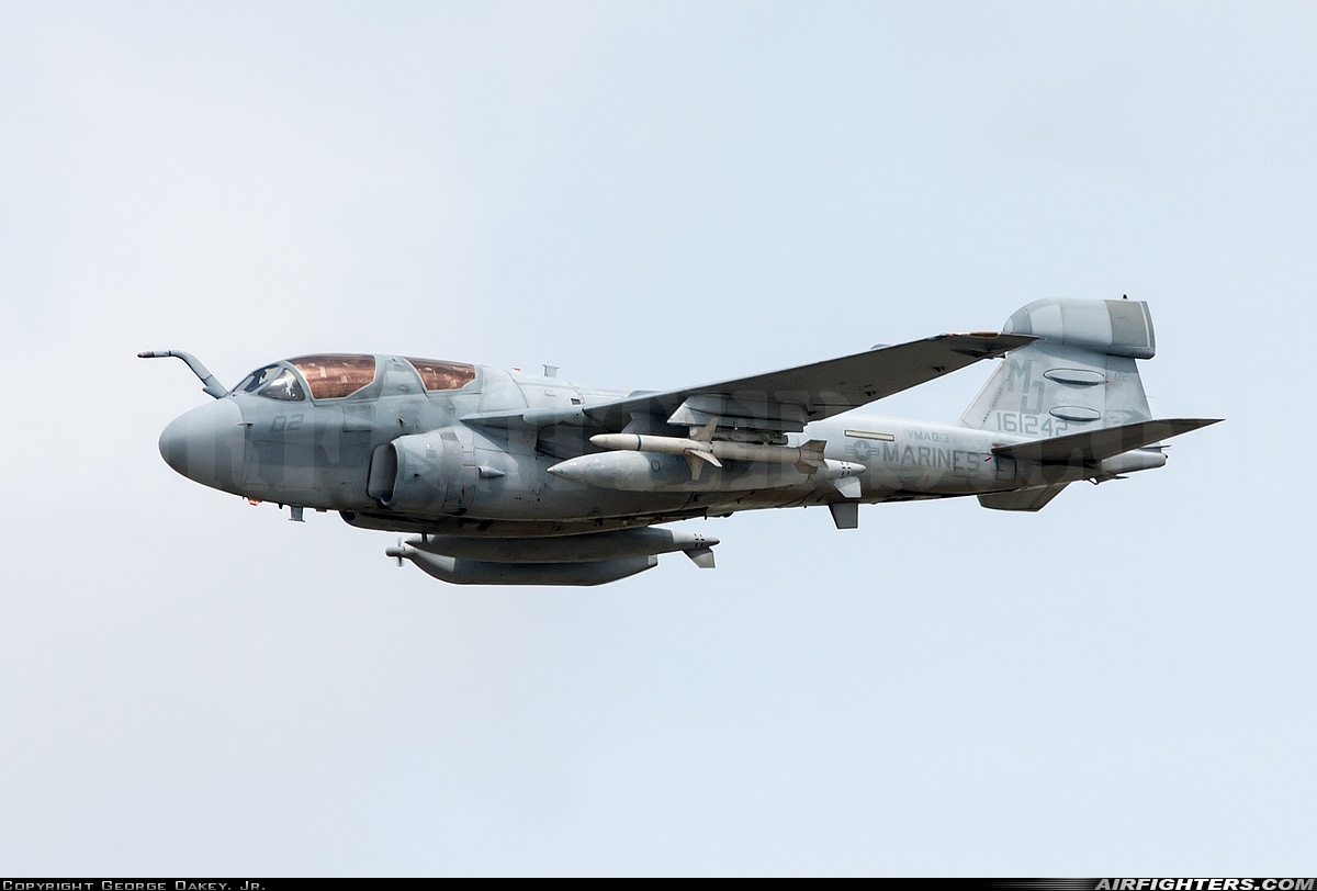 USA - Marines Grumman EA-6B Prowler (G-128) 161242 at Havelock - Cherry Point MCAS (NKT / KNKT), USA