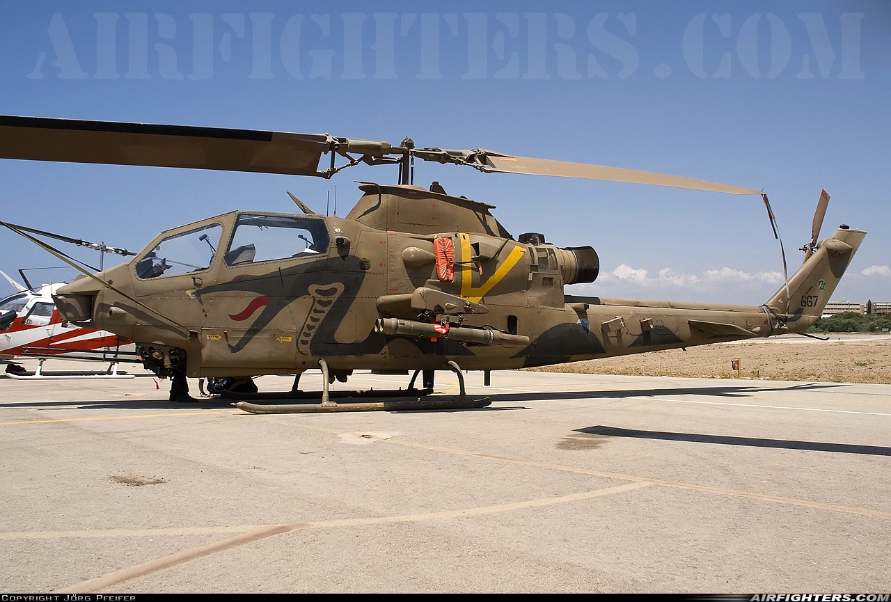 Israel - Air Force Bell AH-1S Cobra 667 at Haifa (HFA), Israel