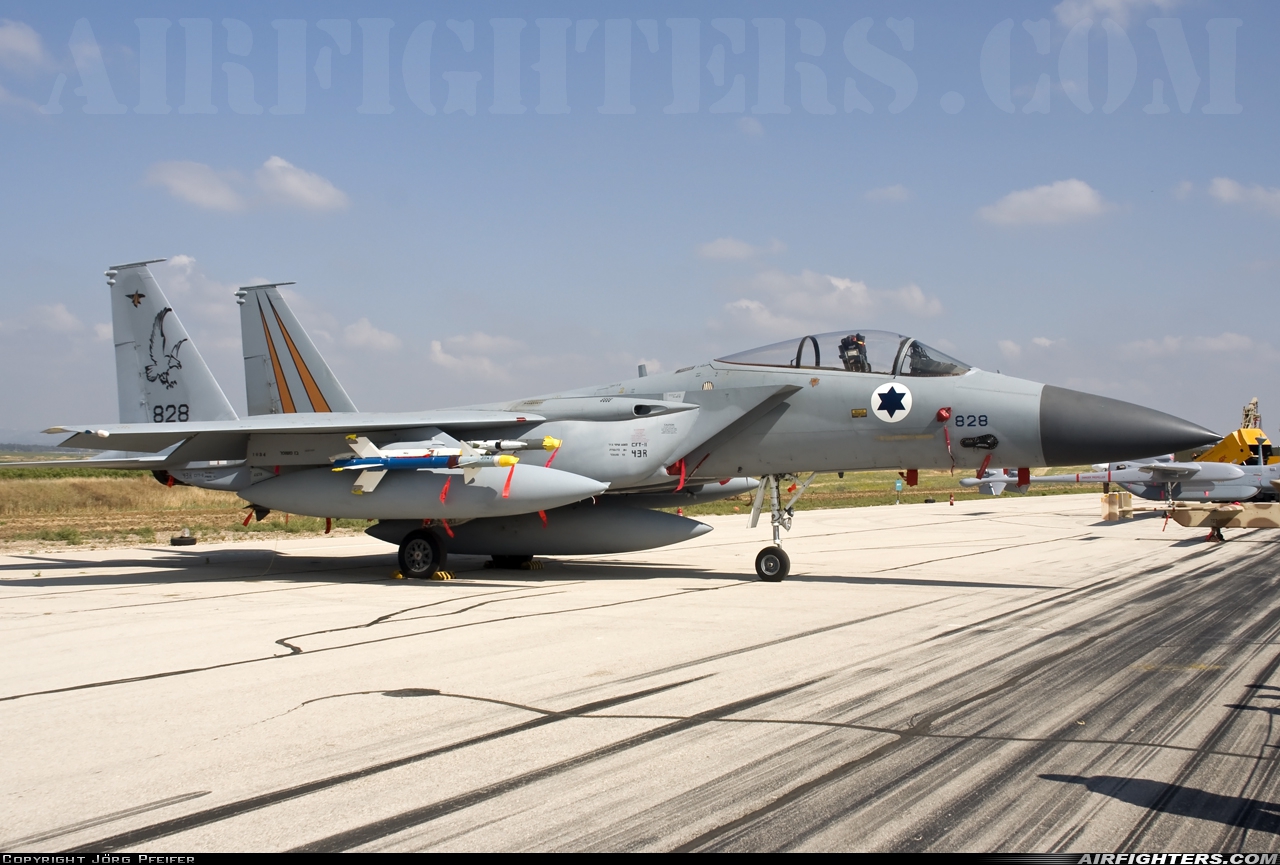 Israel - Air Force McDonnell Douglas F-15C Eagle 828 at Tel Nof (LLEK), Israel