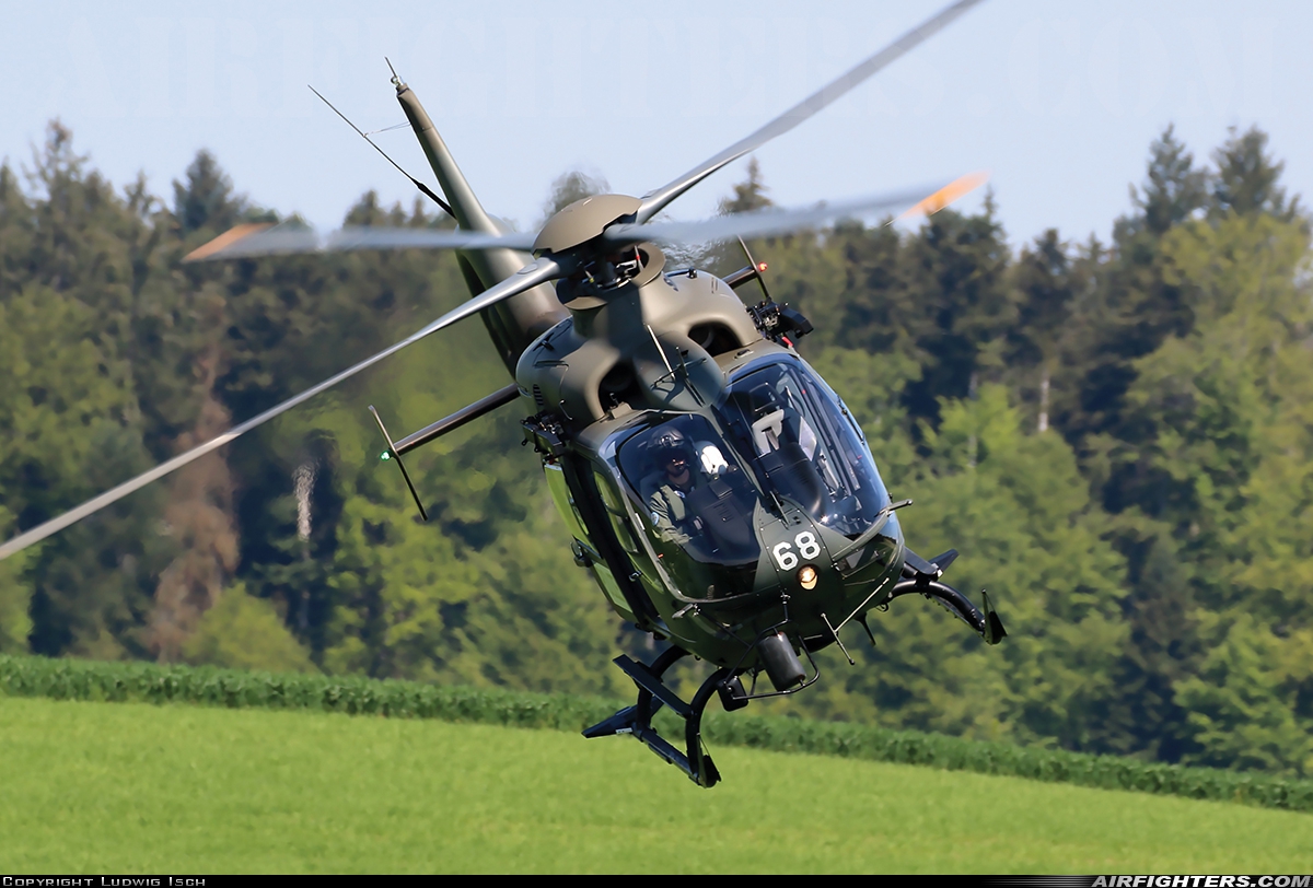 Switzerland - Air Force Eurocopter TH05 (EC-635P2+) T-368 at Pfaffnau (LSXP), Switzerland