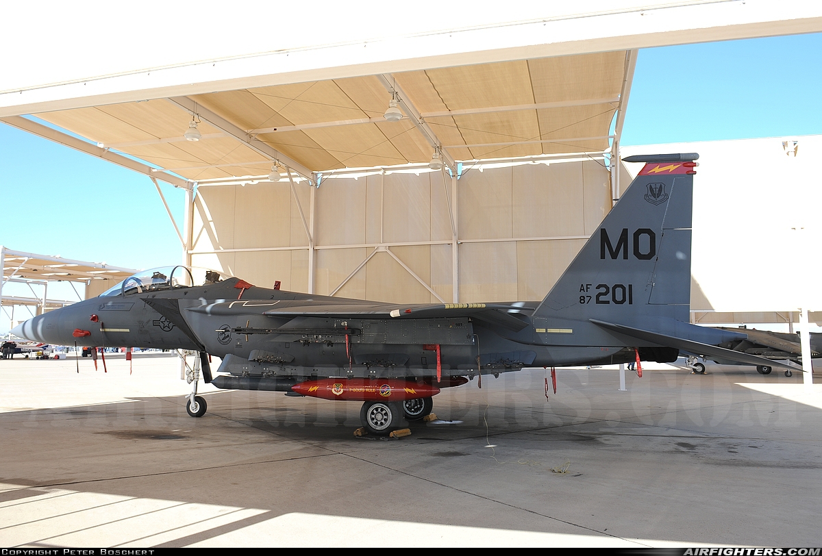 USA - Air Force McDonnell Douglas F-15E Strike Eagle 87-0201 at Tucson - Davis-Monthan AFB (DMA / KDMA), USA