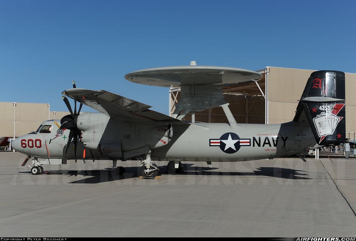 USA - Navy Grumman E-2C+ Hawkeye 164353 at Tucson - Davis-Monthan AFB (DMA / KDMA), USA