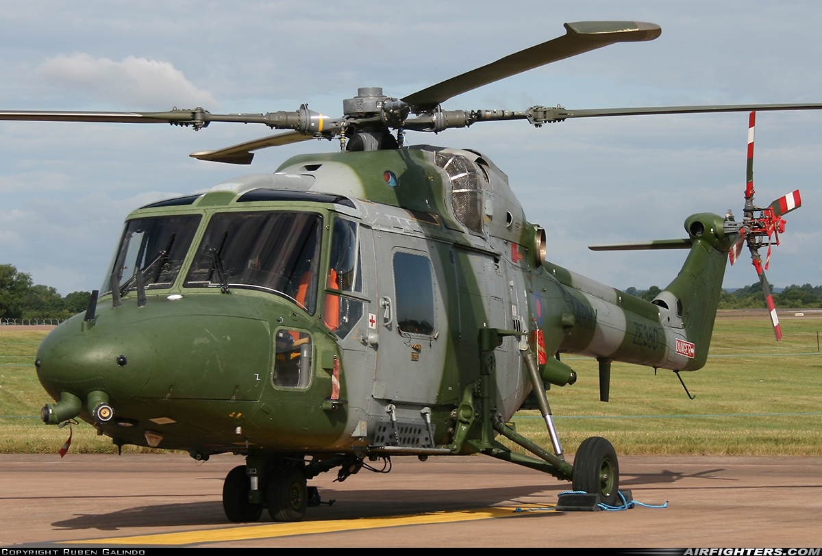 UK - Army Westland WG-13 Lynx AH9 ZE380 at Fairford (FFD / EGVA), UK