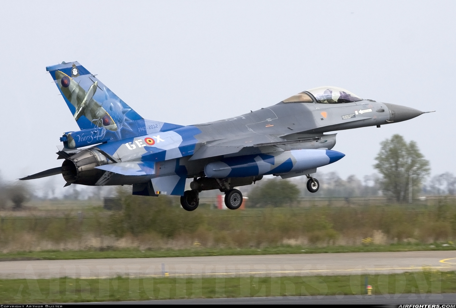 Belgium - Air Force General Dynamics F-16AM Fighting Falcon FA-110 at Leeuwarden (LWR / EHLW), Netherlands