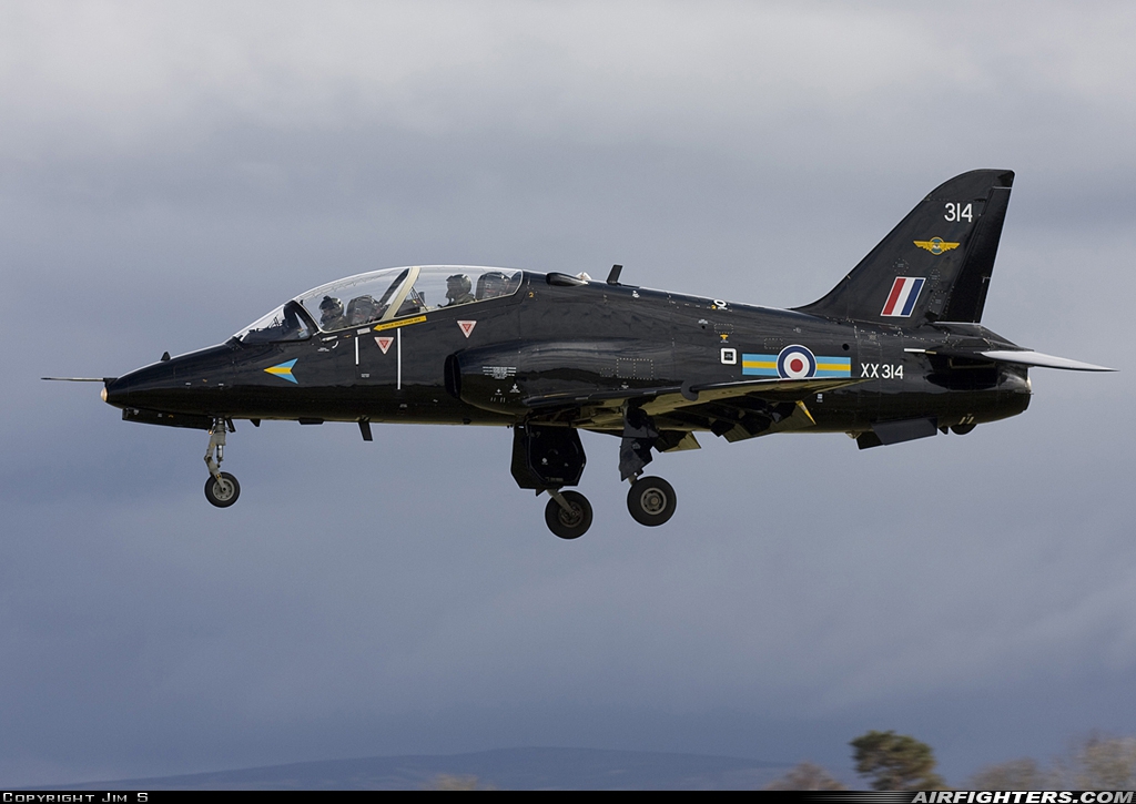 UK - Air Force British Aerospace Hawk T.1W XX314 at Lossiemouth (LMO / EGQS), UK