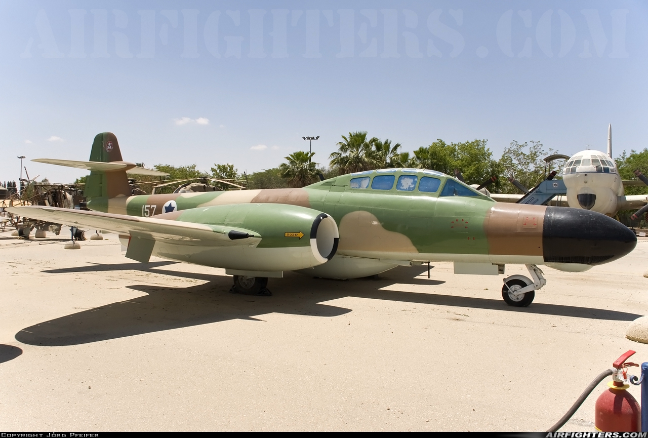 Israel - Air Force Gloster Meteor NF.13 157 at Beersheba - Hatzerim (LLHB), Israel