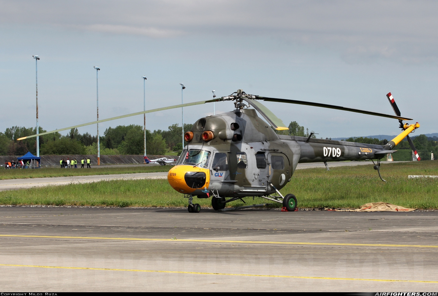 Czech Republic - Air Force Mil Mi-2 0709 at Hradec Kralove (LKHK), Czech Republic