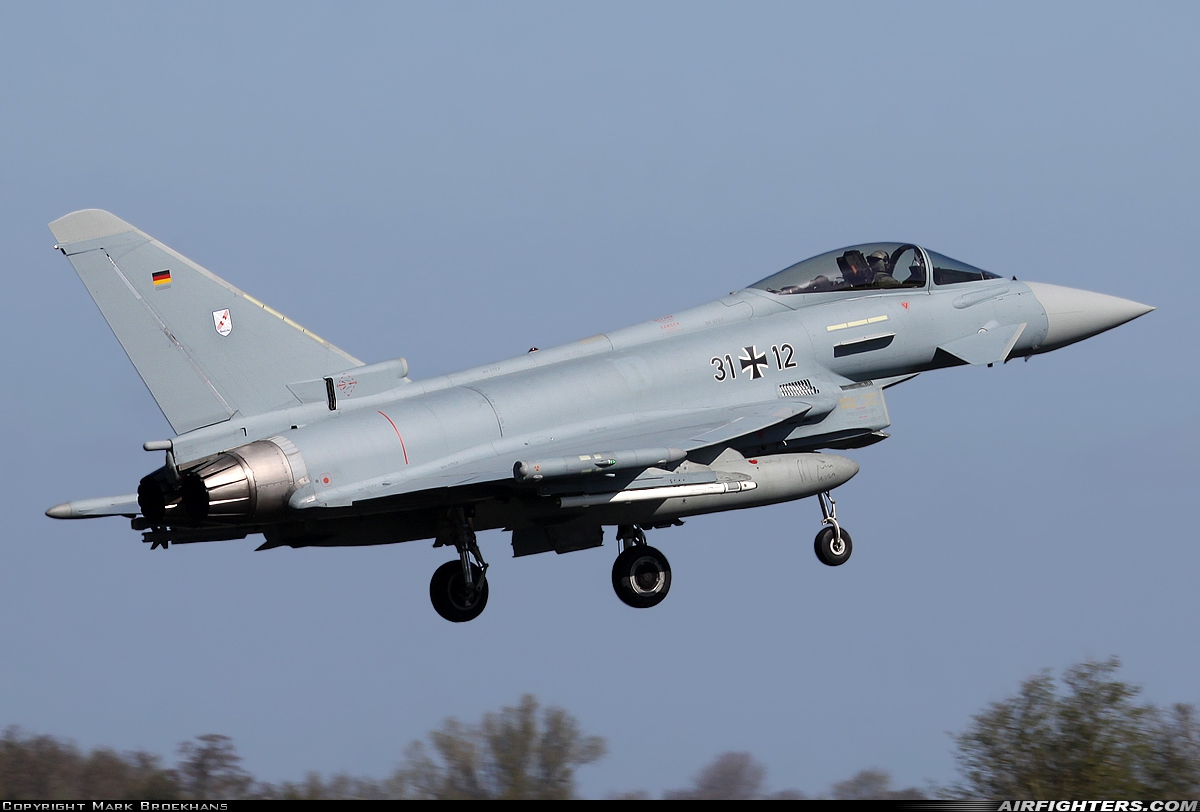 Germany - Air Force Eurofighter EF-2000 Typhoon S 31+12 at Leeuwarden (LWR / EHLW), Netherlands
