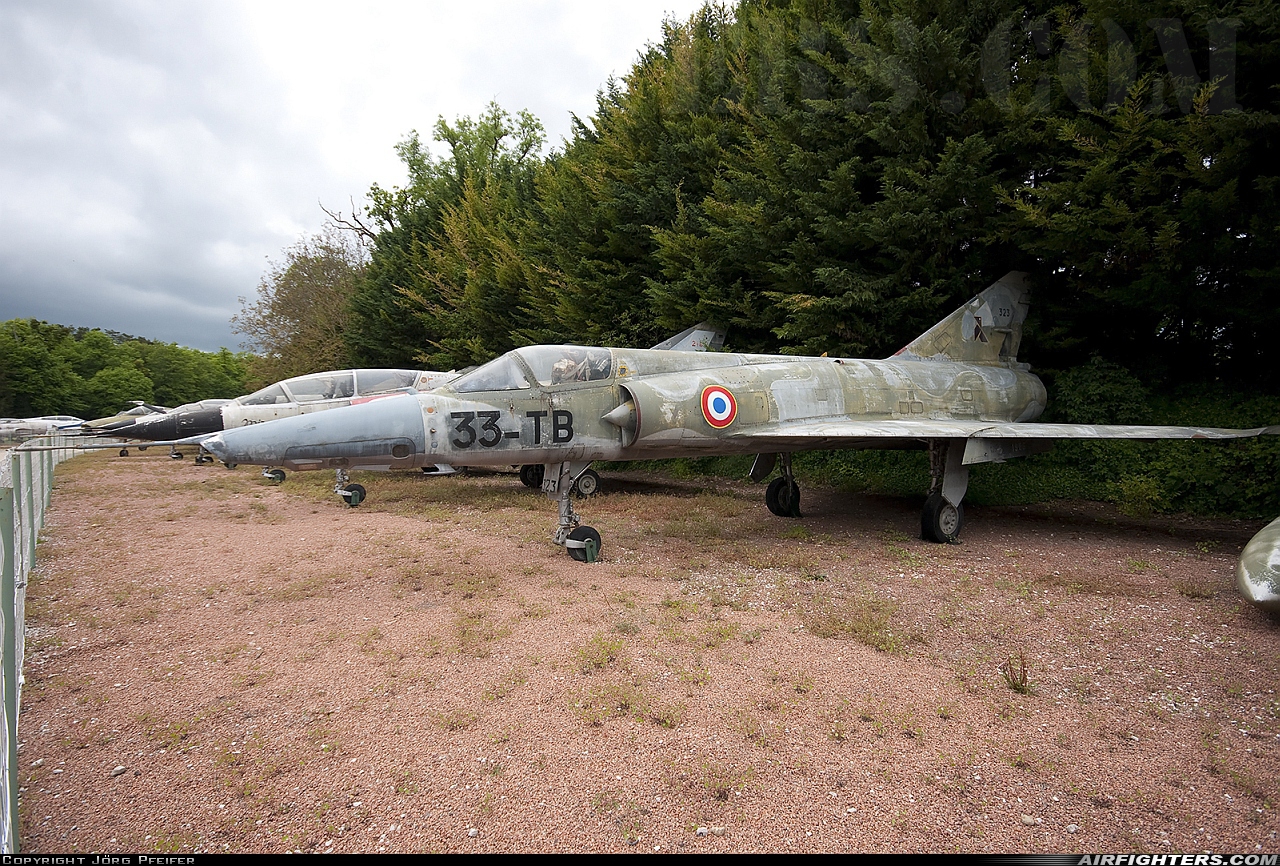 France - Air Force Dassault Mirage IIIR 323 at Off-Airport - Savigny-les-Beaune, France