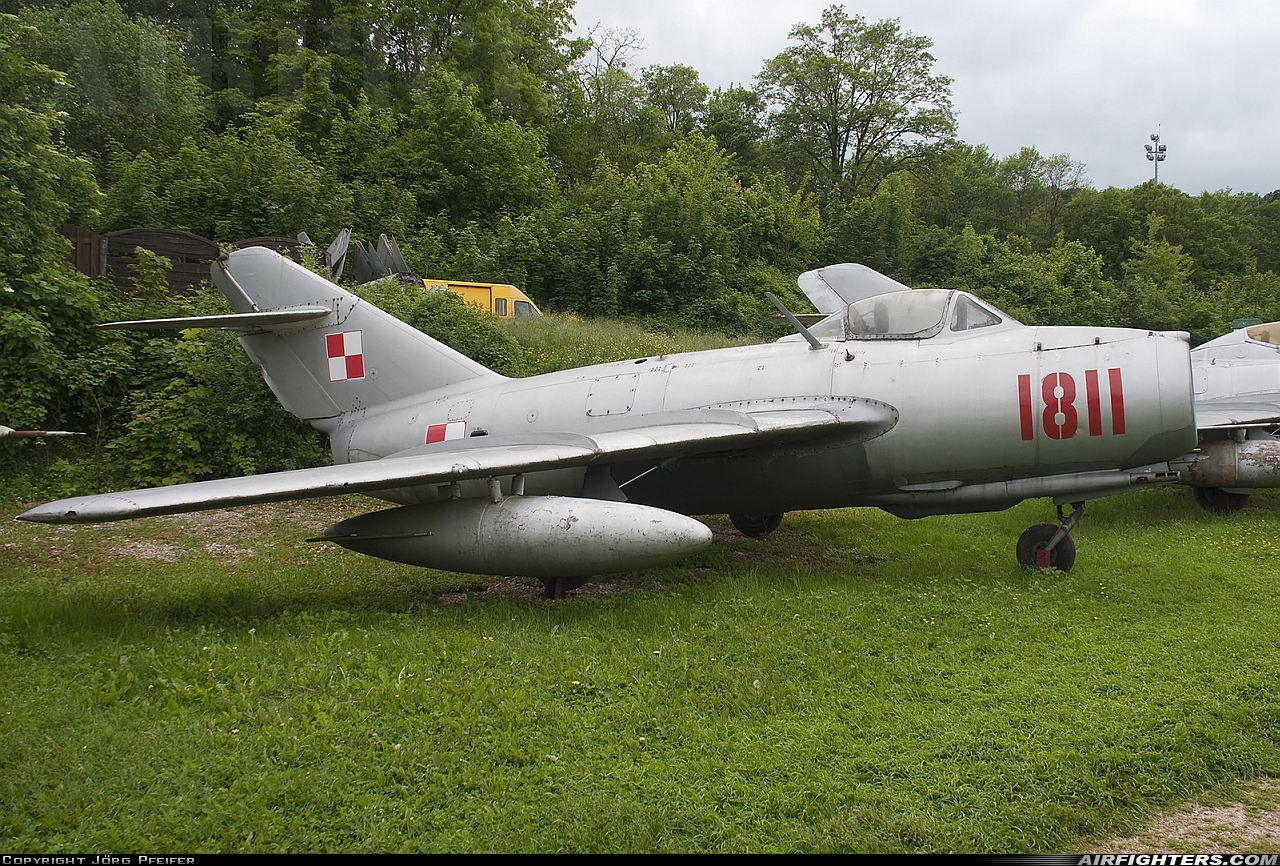 Poland - Air Force Mikoyan-Gurevich Lim-2 1811 at Off-Airport - Savigny-les-Beaune, France