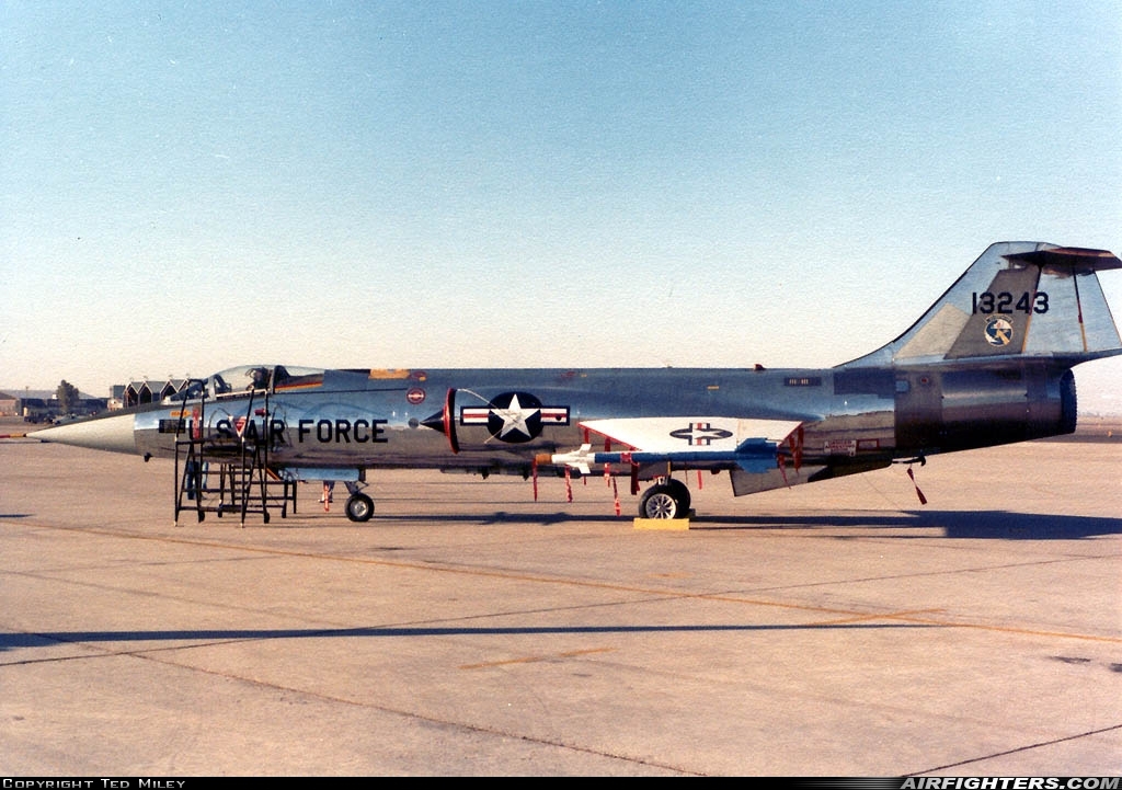 USA - Air Force Lockheed F-104G Starfighter 63-13243 at Phoenix (Chandler) - Williams Gateway (AFB) (CHD / IWA / KIWA), USA
