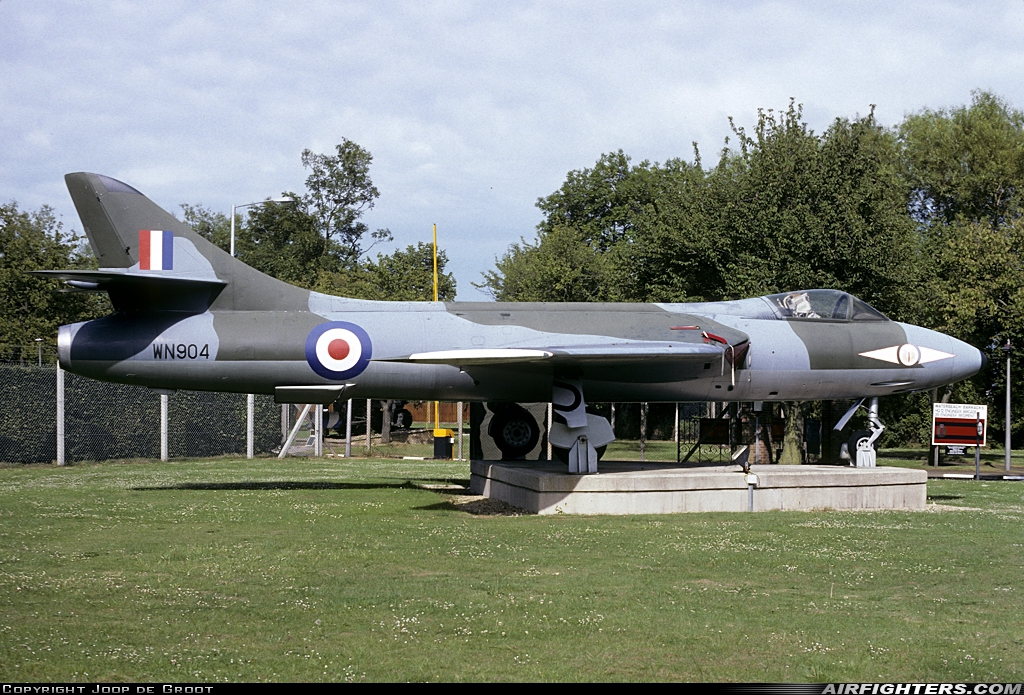 UK - Air Force Hawker Hunter F2 WN904 at Waterbeach (EGUK), UK