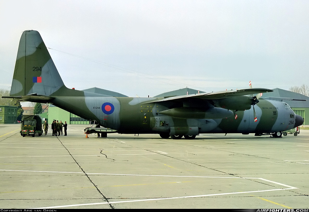 UK - Air Force Lockheed Hercules C3 (C-130K-30 / L-382) XV294 at Orange - Caritat (XOG / LFMO), France