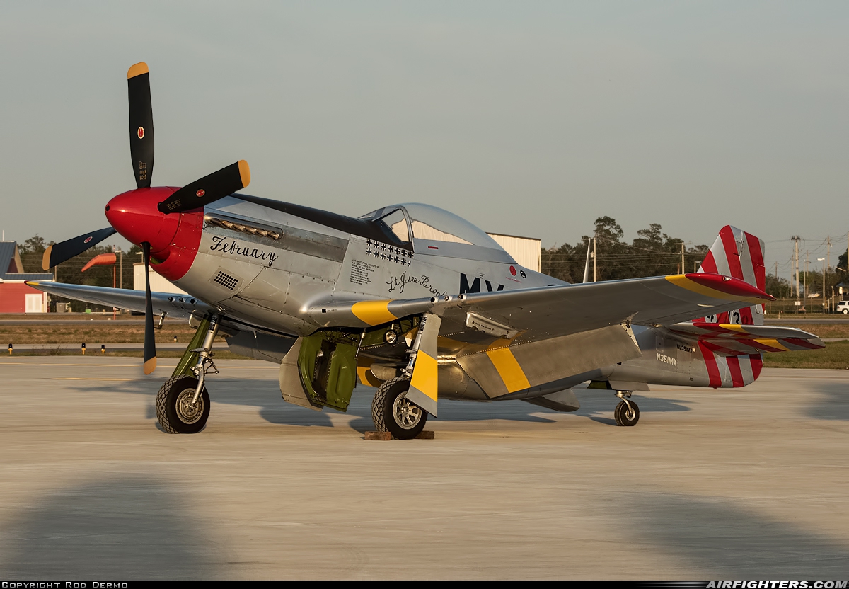 Private - Woods Aviation LLC North American P-51D Mustang NL351MX at Titusville (/ Cocoa Beach) - Space Coast Regional, USA