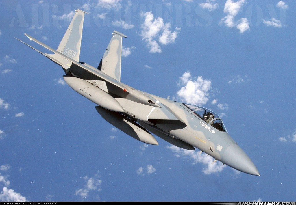 USA - Air Force McDonnell Douglas F-15C Eagle 78-0469 at Pacific Ocean, International Airspace