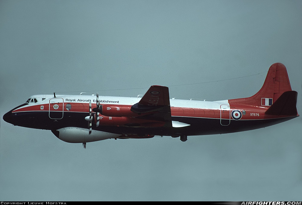 UK - A&AEE Vickers 630 Viscount 837 XT575 at Newquay - St. Mawgan (NQY / EGDG), UK
