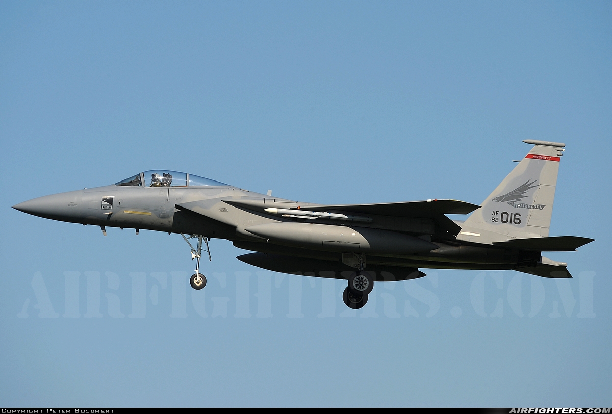 USA - Air Force McDonnell Douglas F-15C Eagle 82-0016 at Leeuwarden (LWR / EHLW), Netherlands