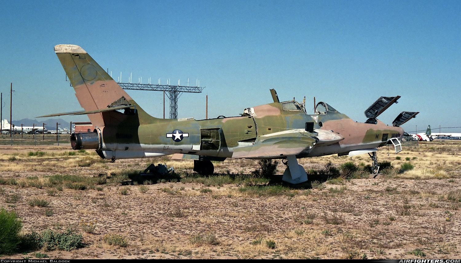 USA - Air Force Republic RF-84F Thunderflash 53-7600 at Tucson - Davis-Monthan AFB (DMA / KDMA), USA