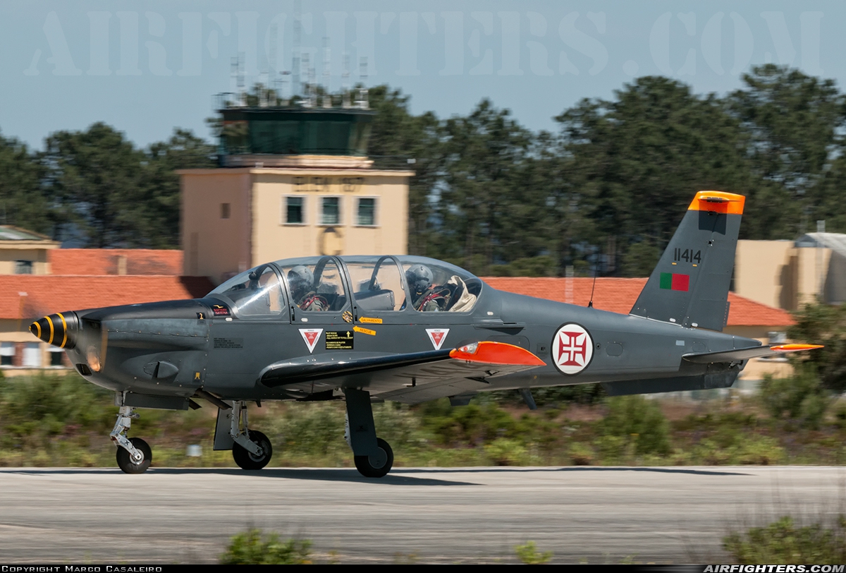 Portugal - Air Force Socata TB-30 Epsilon 11414 at Monte Real (BA5) (LPMR), Portugal