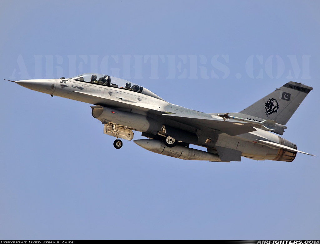 Pakistan - Air Force General Dynamics F-16B/ADF Fighting Falcon 14-626 at Karachi - Masroor (OPMR), Pakistan