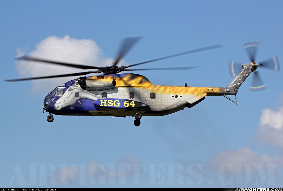 Germany - Air Force Sikorsky CH-53G (S-65) 84+06 at Eindhoven (- Welschap) (EIN / EHEH), Netherlands