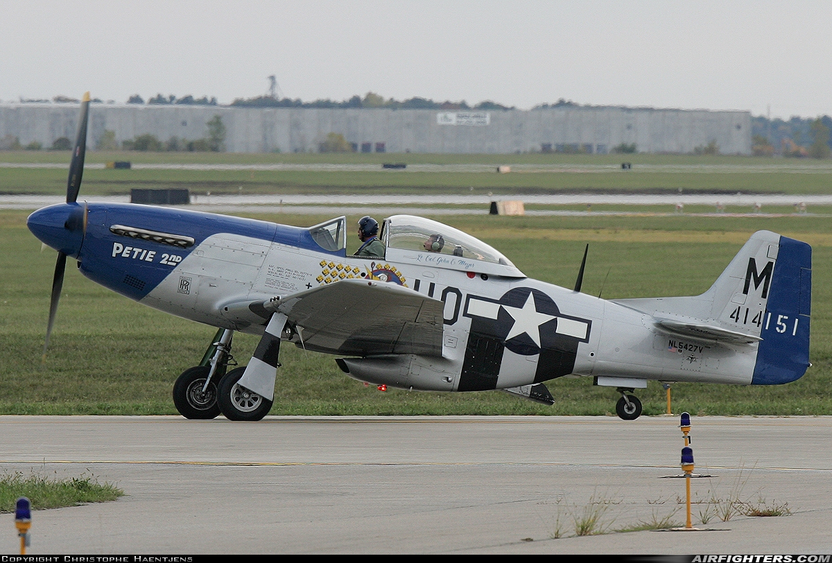 Private North American P-51D Mustang NL5427V at Columbus - Rickenbacker International (LCK / KLCK), USA