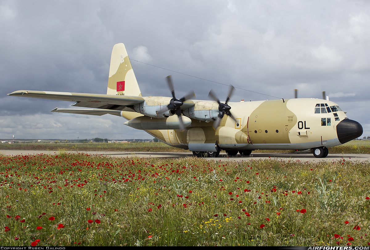 Morocco - Air Force Lockheed C-130H Hercules (L-382) CNA-OL at Salamanca (- Matacan) (SLM / LESA), Spain