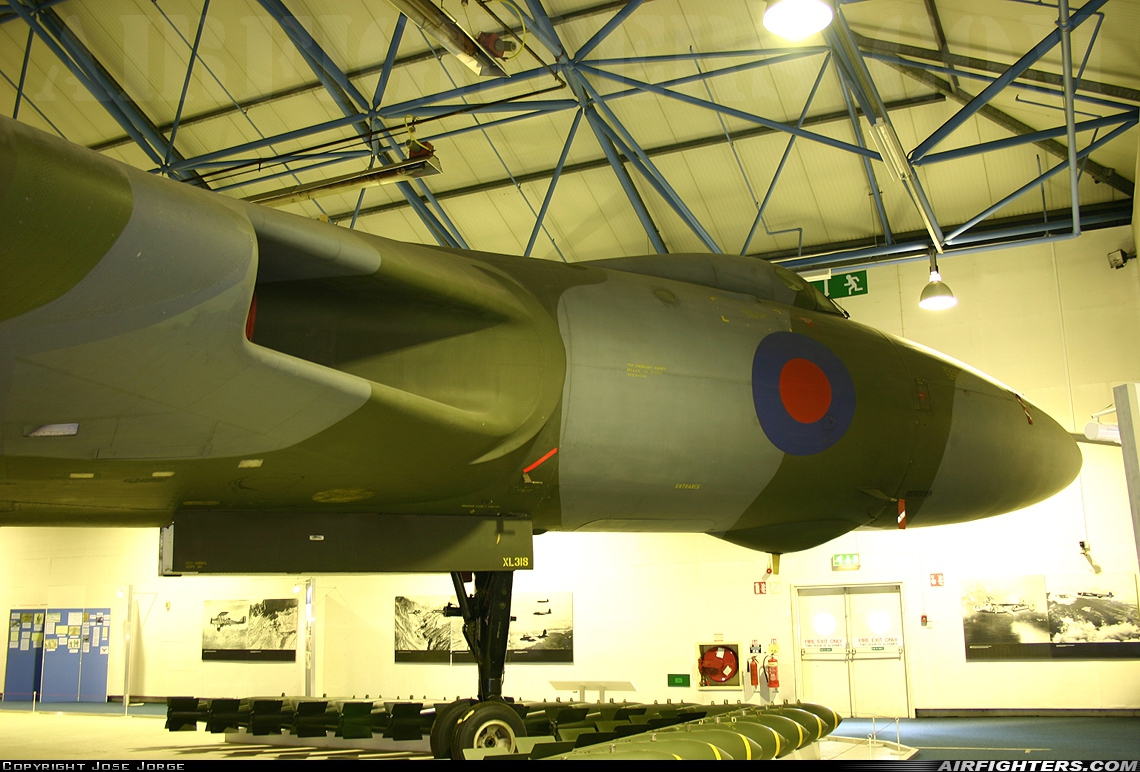UK - Air Force Avro 698 Vulcan B2 XL318 at Hendon, UK