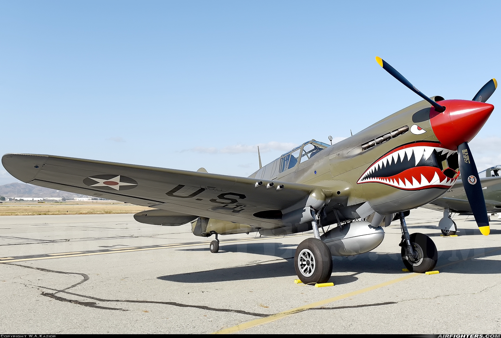 Private Curtiss P-40E Warhawk NX940AK at Chino (CNO), USA