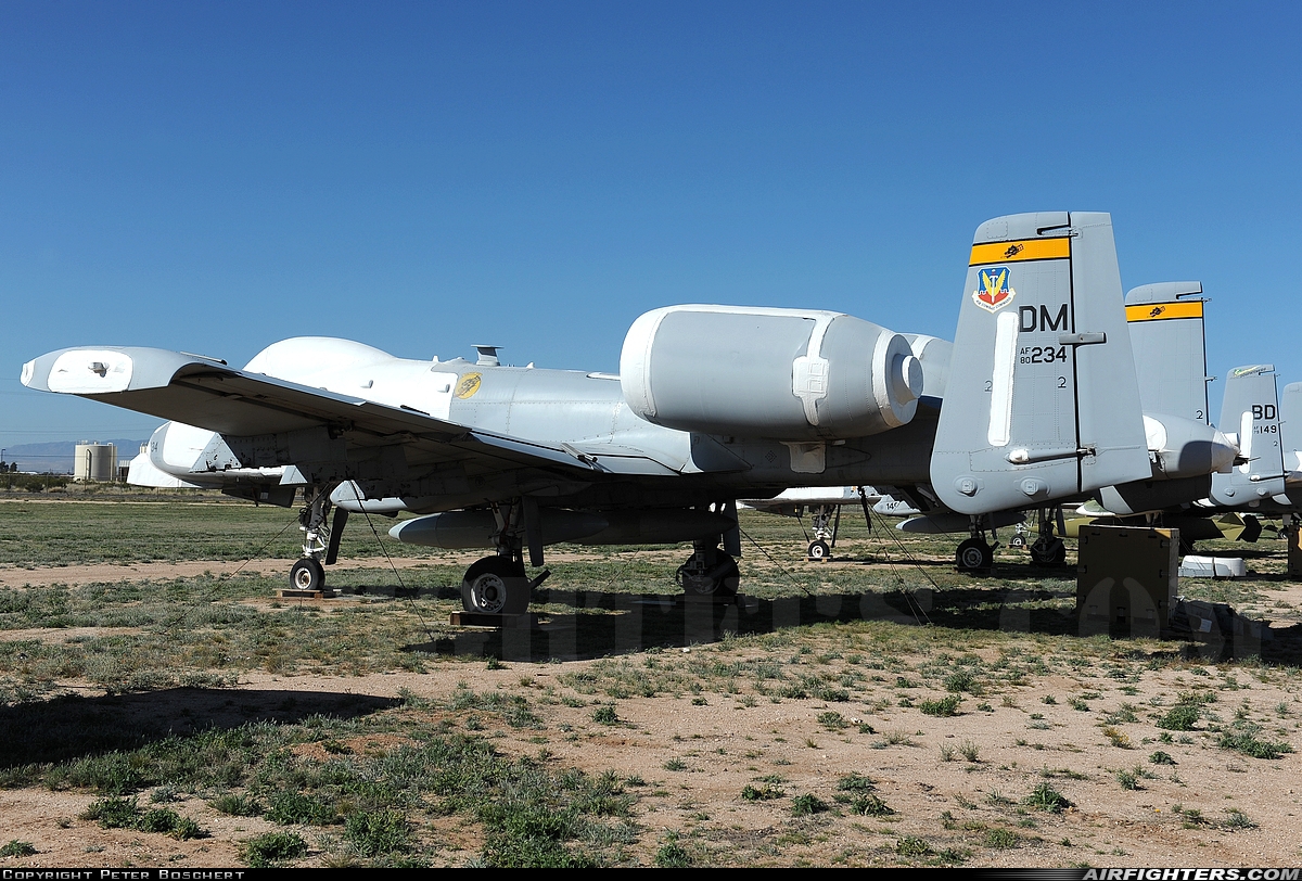 USA - Air Force Fairchild A-10C Thunderbolt II 80-0234 at Tucson - Davis-Monthan AFB (DMA / KDMA), USA