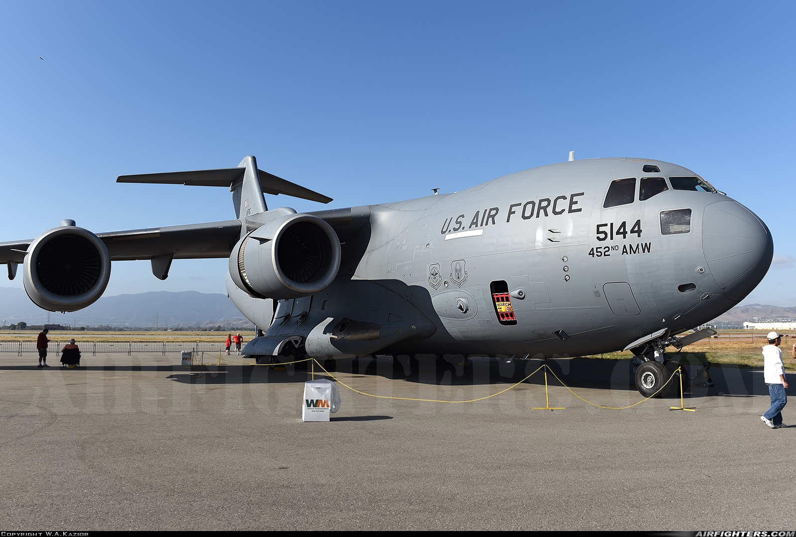 USA - Air Force Boeing C-17A Globemaster III 05-5144 at Chino (CNO), USA