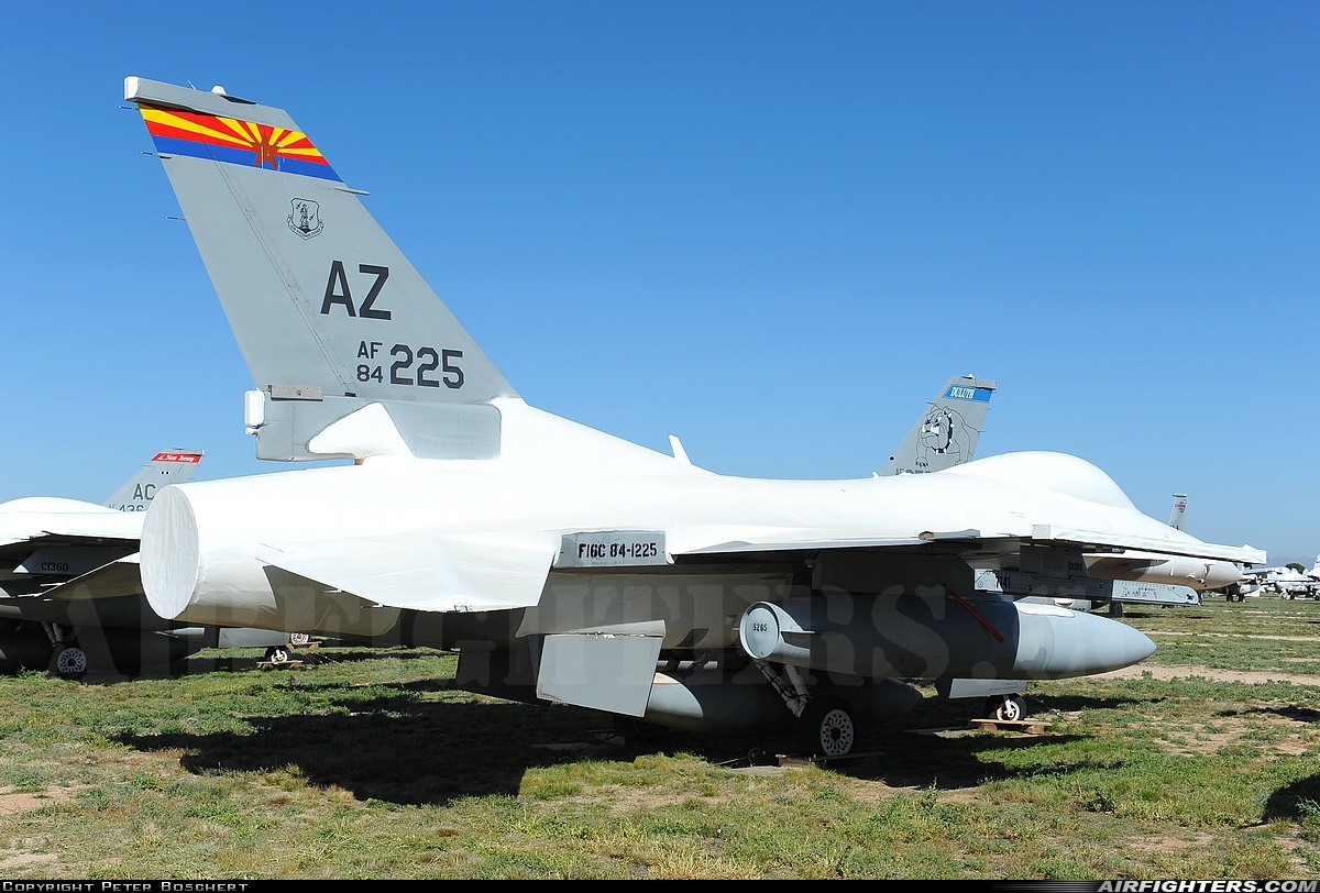 USA - Air Force General Dynamics F-16C Fighting Falcon 84-1225 at Tucson - Davis-Monthan AFB (DMA / KDMA), USA