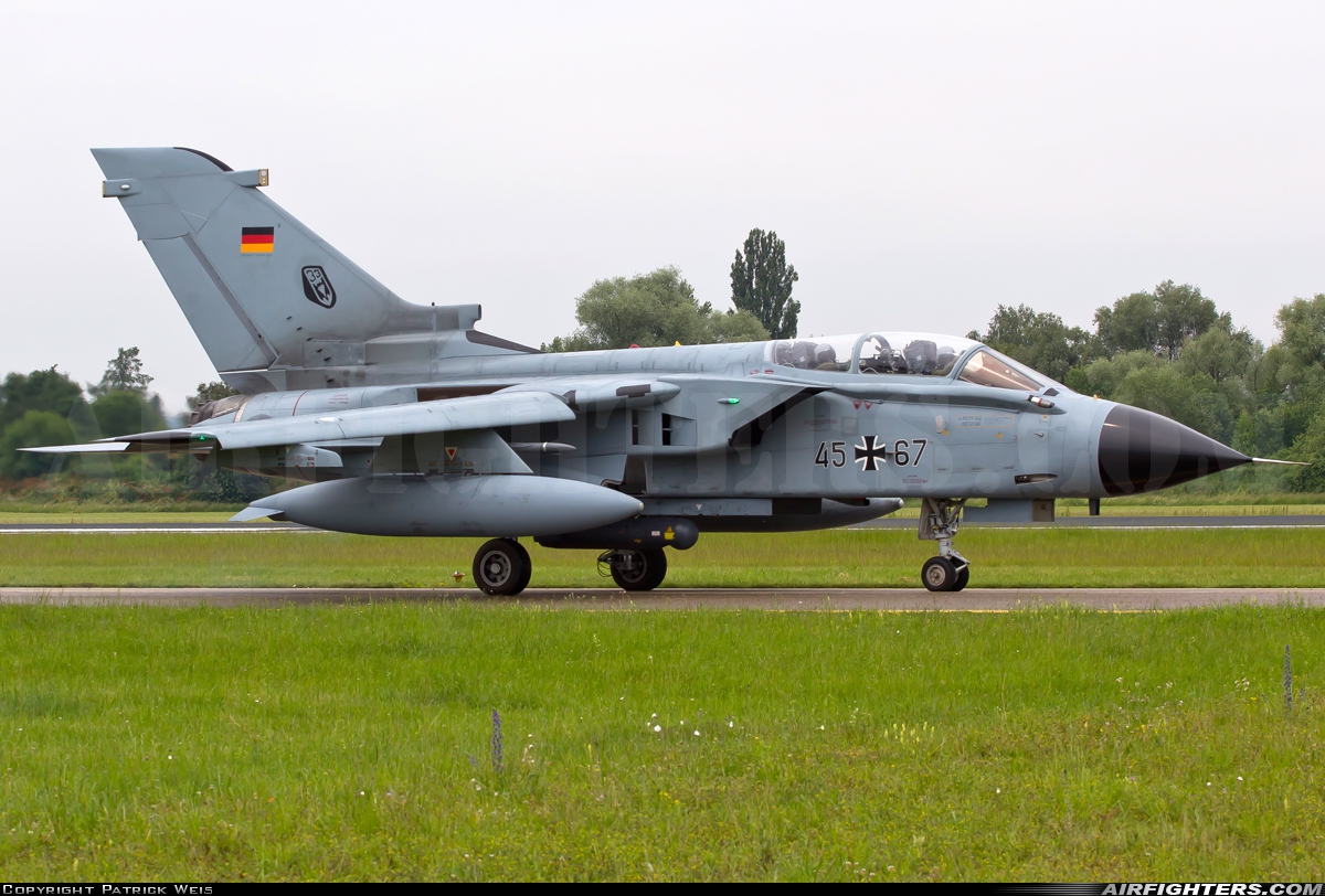 Germany - Air Force Panavia Tornado IDS 45+67 at Neuburg - Zell (ETSN), Germany