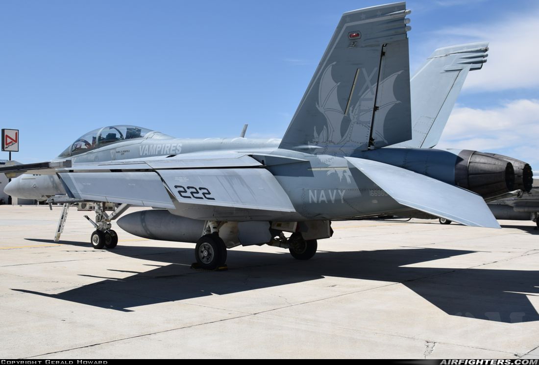 USA - Navy Boeing F/A-18F Super Hornet 166980 at Boise - Air Terminal / Gowen Field (Municipal) (BOI / KBOI), USA
