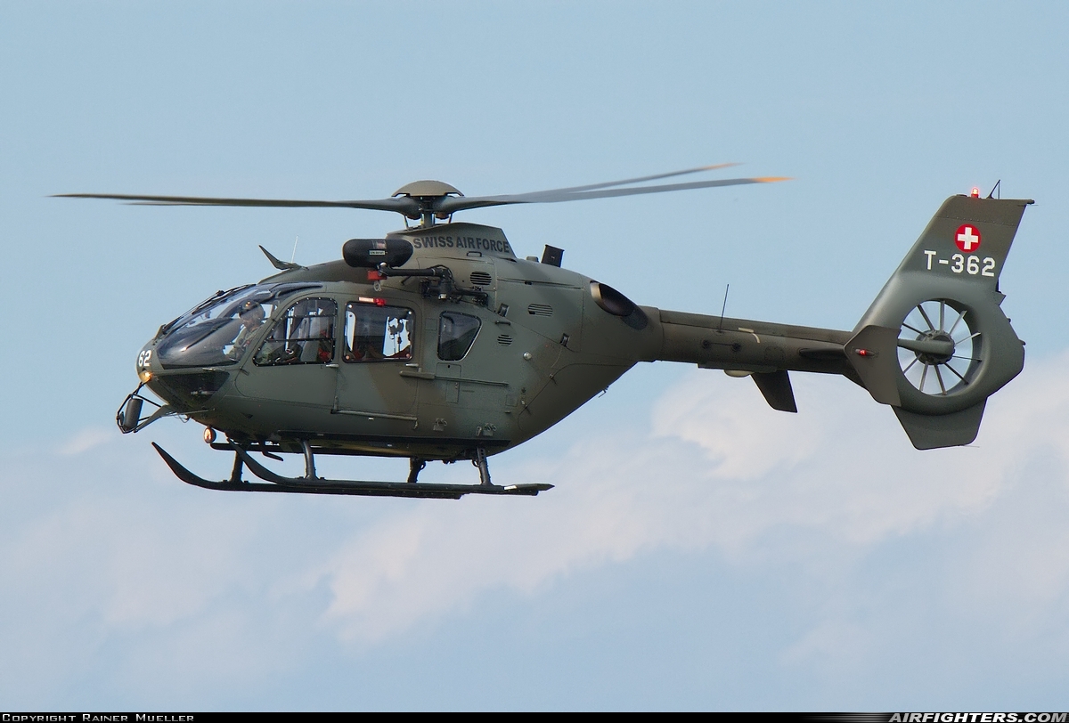 Switzerland - Air Force Eurocopter TH05 (EC-635P2+) T-362 at Buckeburg (- Achum) (ETHB), Germany