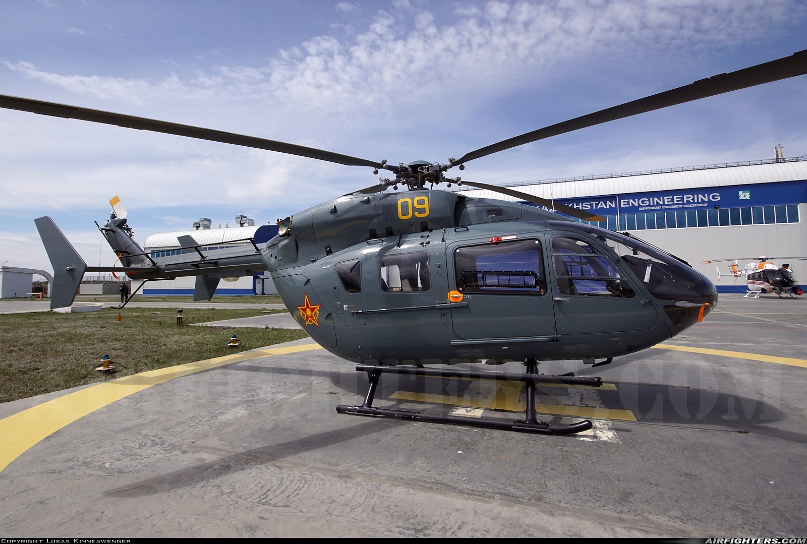 Kazakhstan - Air Force Eurocopter EC-145C2  at Astana (Aqmola / Tselinograd) (TSE / UACC), Kazakhstan