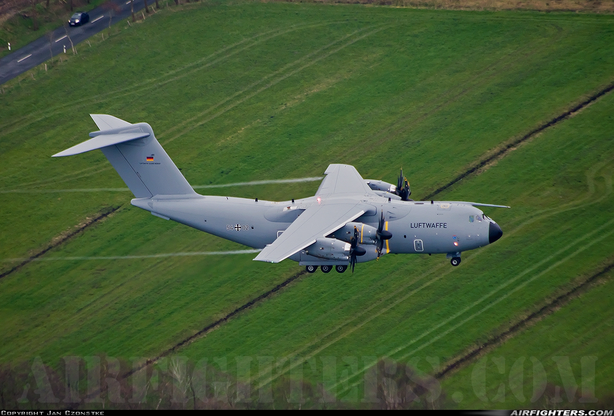 Germany - Air Force Airbus A400M-180 Atlas 54+02 at Nordholz (- Cuxhaven) (NDZ / ETMN), Germany
