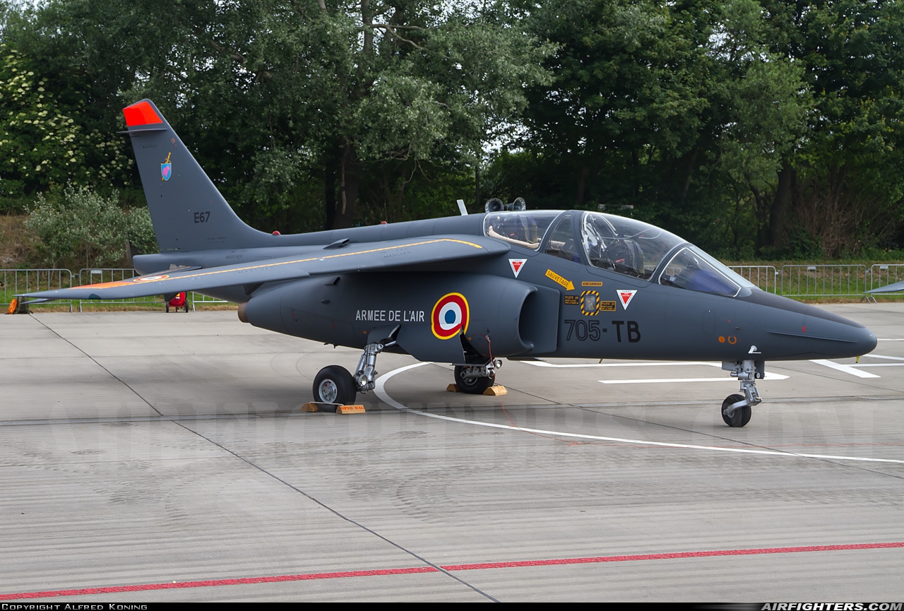 France - Air Force Dassault/Dornier Alpha Jet E E67 at Leeuwarden (LWR / EHLW), Netherlands