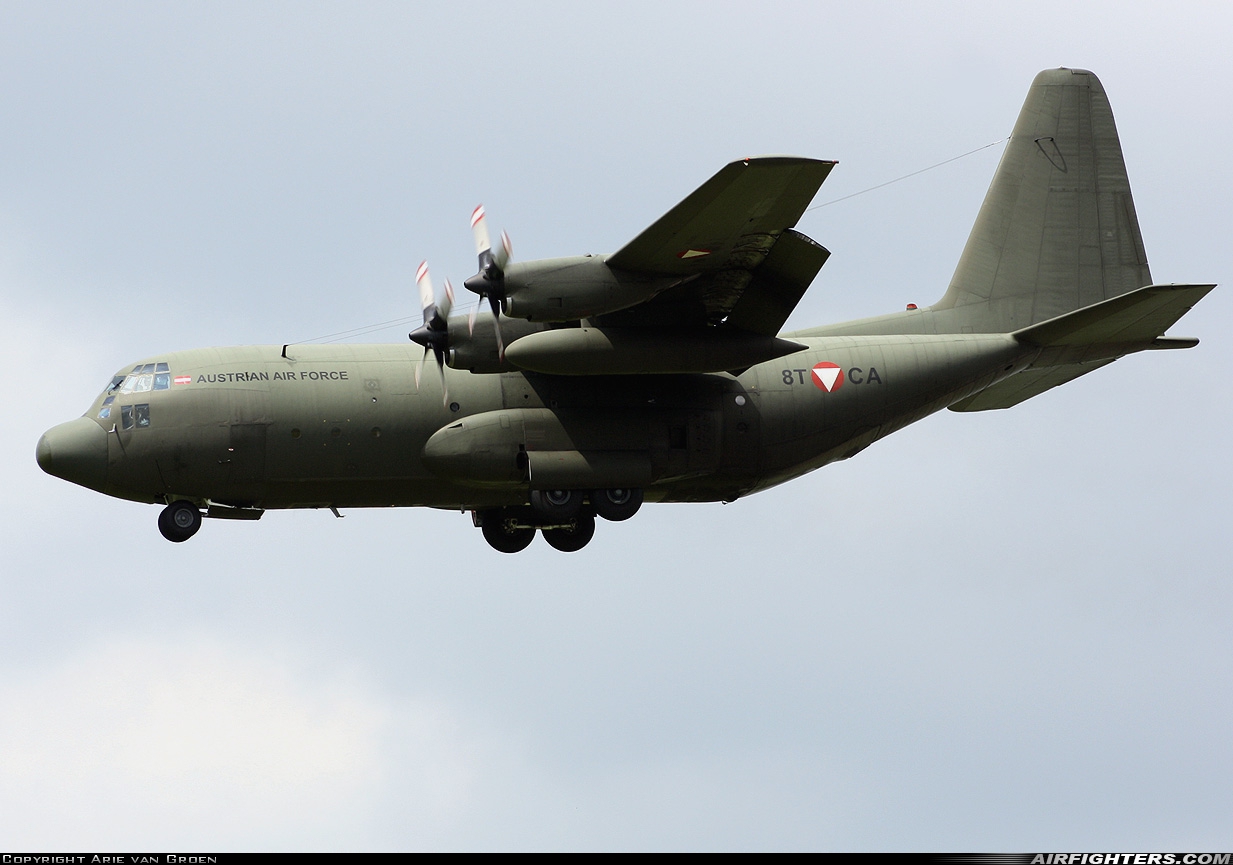 Austria - Air Force Lockheed C-130K Hercules (L-382) 8T-CA at Leeuwarden (LWR / EHLW), Netherlands